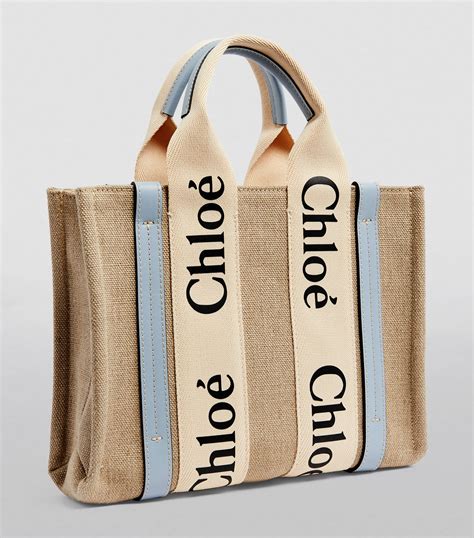 chloe woody small tote bag